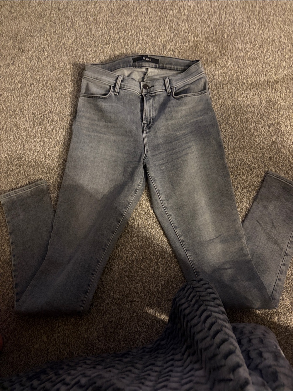 J Brand Light Gray Skinny Jeans
